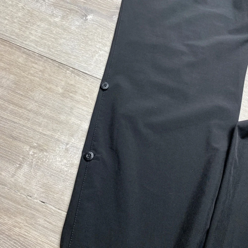 Eddie Bauer First Ascent Hiking Pants Womens 14 Black Stretch Poly Spandex‎